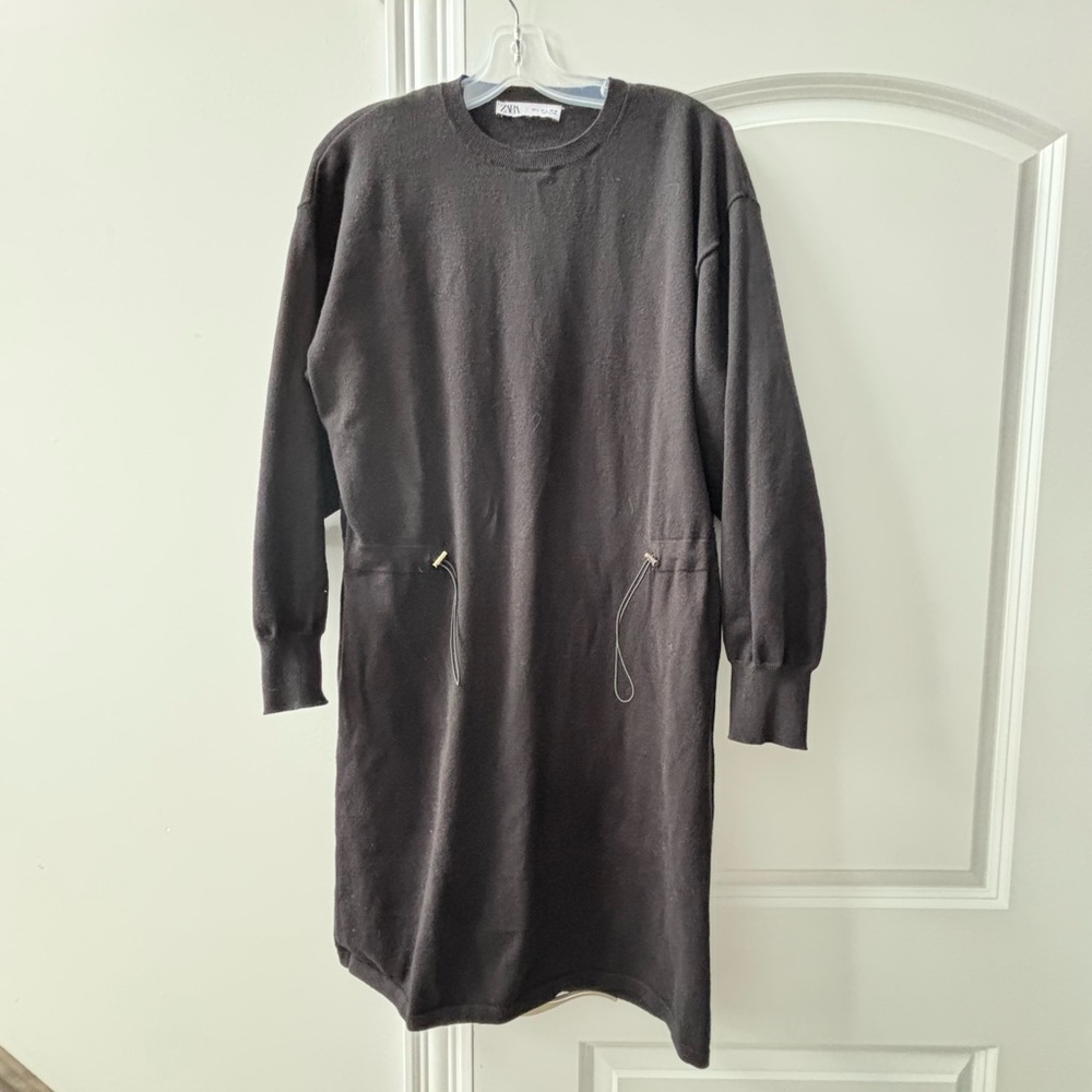 Zara Black Sweater Dress